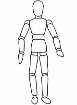 Print Mannequin Coloring Page  Free Printable Pages For Kids sketch template