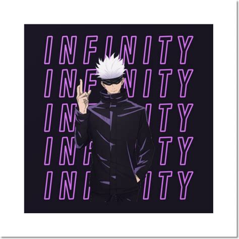 Satoru Gojo Infinity - Satoru Gojo Jujutsu Kaisen - Posters and Art Prints | TeePublic
