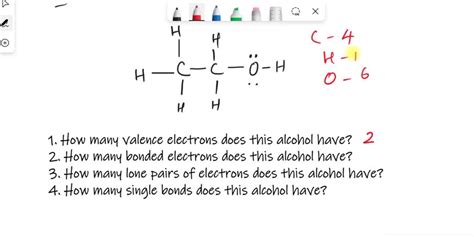 SOLVED: Write the Lewis structure for ethanol (CH3CH2OH), the alcohol found in alcoholic ...