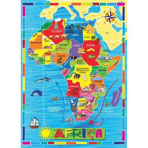 Map of Africa 36pc - RGS Group