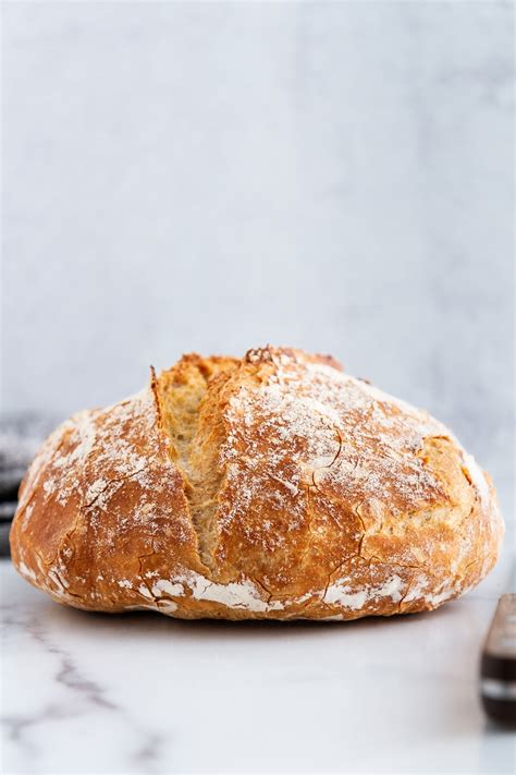 No Knead Dutch Oven Bread Recipe | Girl Versus Dough