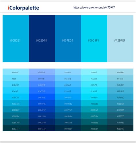 35 Light Blue Color Palette | Curated collection of Color Palettes