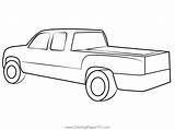 Silverado Truck Coloring Page For Kids  Free Trucks Printable sketch template