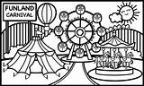 Carnival Coloring Pages sketch template