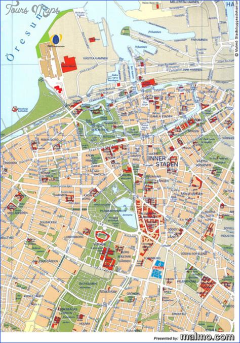 Malmo Sweden Map - ToursMaps.com