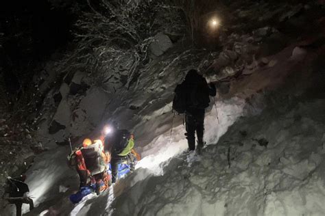 Colorado hiker wearing only a cotton hoodie is rescued after hours in a severe snowstorm