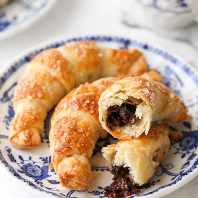 Puff Pastry Chocolate Croissants - Completely Delicious