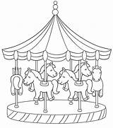 Simple Carousel Horse Coloring Page  Free Printable Pages For sketch template