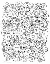 Adult Coloring Pages Buttons sketch template