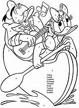 Disney Coloring Book By Numbers  Color Number Pages sketch template