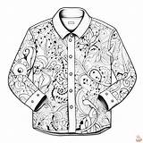 Printable Shirt Coloring Pages Free For Kids And Adults sketch template