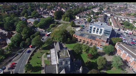 Grimsby Minster St James Cathedral DJI PHANTOM 3 PRO ariel footage GRIMSBY - YouTube