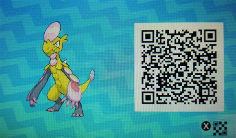 a qr - code is being used to scan the pokemon pikachu image