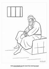 Peter Freed From Prison Coloring Page Sketch sketch template