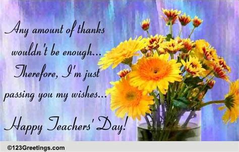 Teachers' Day (India) Cards, Free Teachers' Day (India) Wishes | 123 Greetings