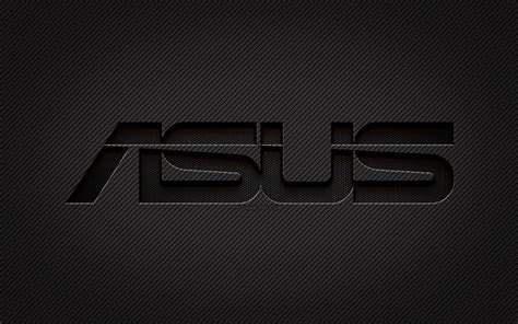 3840x2160px, 4K free download | Asus carbon logo, , grunge art, carbon background, creative ...