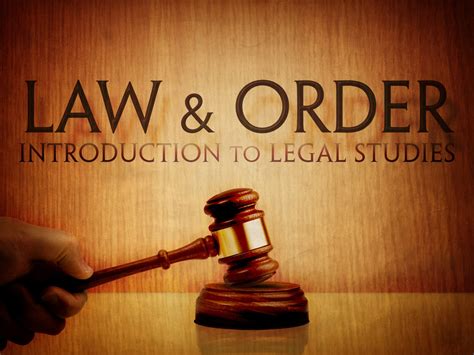 Law & Order: Introduction to Legal Studies - eDynamic Learning