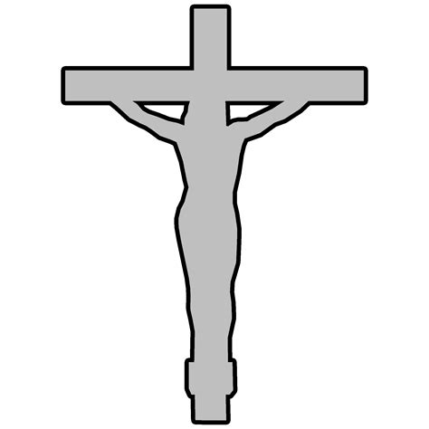 Crucifix clipart printable, Crucifix printable Transparent FREE for ...