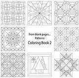 Quilt Patterns Coloring Pages sketch template