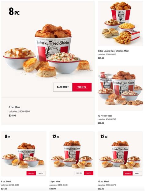 KFC Menu With Prices and Pictures (2024)