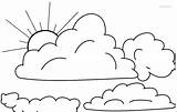 Coloring Picture Of Cloudy Day Pages sketch template
