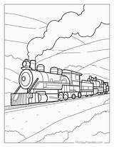 39 Train Coloring Pages Free PDF Printables sketch template