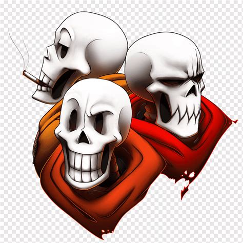 Arte dos fãs Skull PAPYRUS, outros, diversos, outros, ossos png | PNGWing