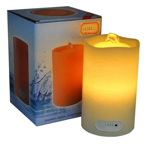 LED Fountain Flameless Festive Candles With Button China Manufacturer