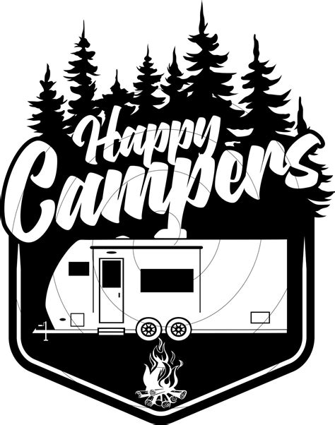 Happy Campers Svg, Jpg, Png - Etsy