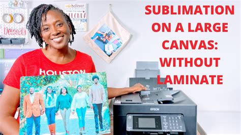 💖SUBLIMATION FOR BEGINNERS: HOW TO SUBLIMATE ON A LARGE CANVAS WITHOUT LAMINATE - YouTube