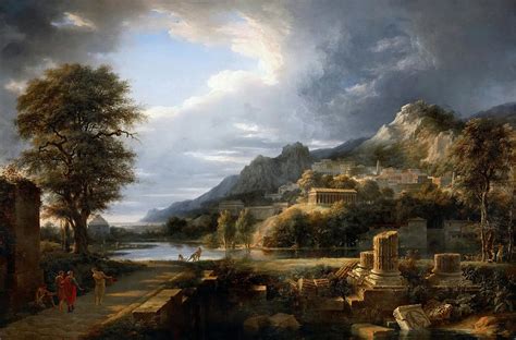 The ancient city of Agrigento Painting by Pierre-Henri de Valenciennes - Fine Art America