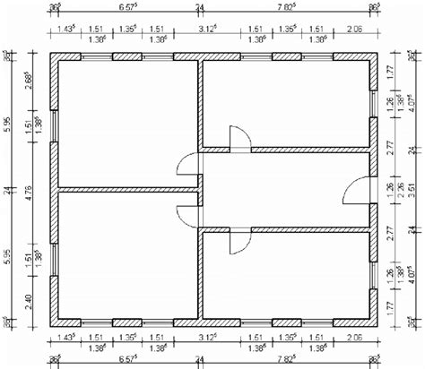 Ground floor plan of a small office building | Download Scientific Diagram