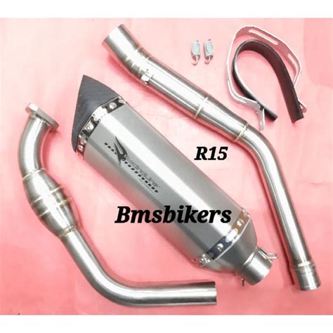 YAMAHA R15 MUFFLER & EXHAUST FULL SYSTEM RACINGLINE PIPE (PROFORMANCE ...