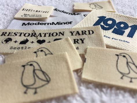 Lovely Designer Woven Fabric Clothing Labels, see more.. http://www.perfectlabelslanyards.co.uk ...