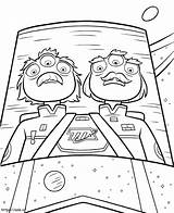 Admirals Watson And Crick Coloring Page sketch template