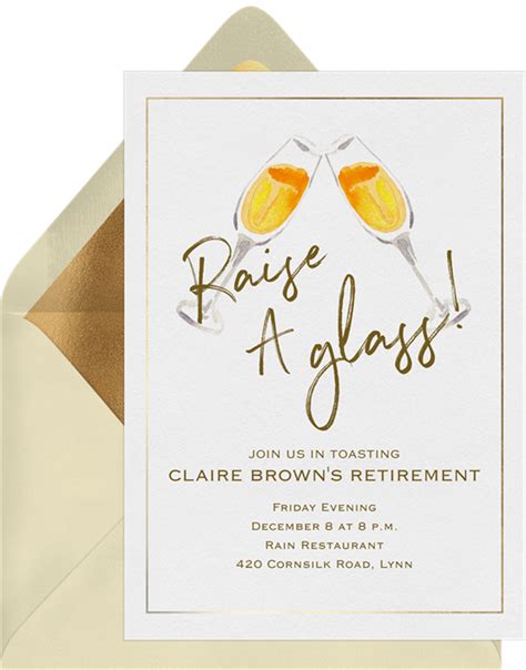 12 Retirement Party Invitations to Toast an Accomplished Career