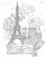 Eiffel Tower 19 Coloring Page  Free Printable Pages For Kids sketch template