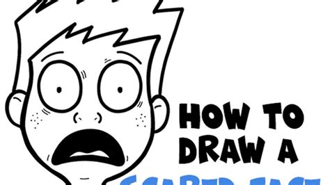 How To Draw A Scared Face - Netwhile Spmsoalan