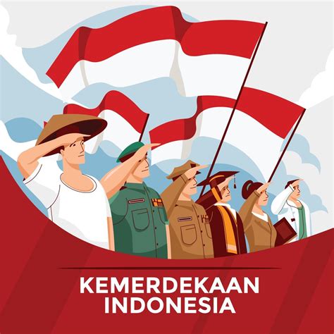 Hari Kemerdekaan Republik Indonesia mean Independence day of Indonesia ...