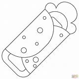 Burrito coloring Page  Free Printable Coloring Pages sketch template