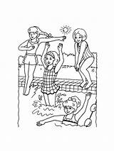 Swimming Coloring Pages  Best For Kids sketch template