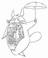My Neighbor Totoro Coloring Pages Printable For Free Download sketch template