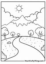 Free Nature Coloring Pages For Kids sketch template