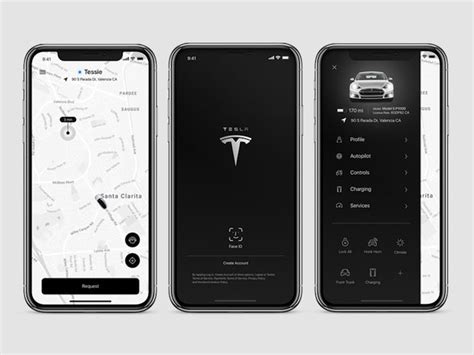 Tesla Autopilot: Level 5 Autonomous Car Control App | App design inspiration, Tesla, Car app