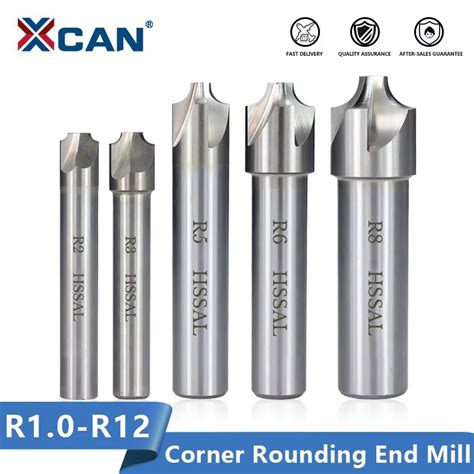 XCAN Corner Rounding End Mill R1.0 R12 HSS Radius Milling Cutter CNC Router Bit|Milling Cutter ...