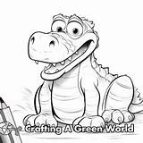 Crocodile Coloring Pages  Free & Printable sketch template
