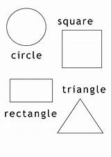 Geometric Shapes Coloring Pages For Kids sketch template