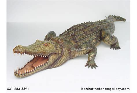 Nile Crocodile Statue - 10 ft. 10ft Crocodile Statue