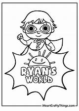 Ryan World Coloring Pages  Home sketch template