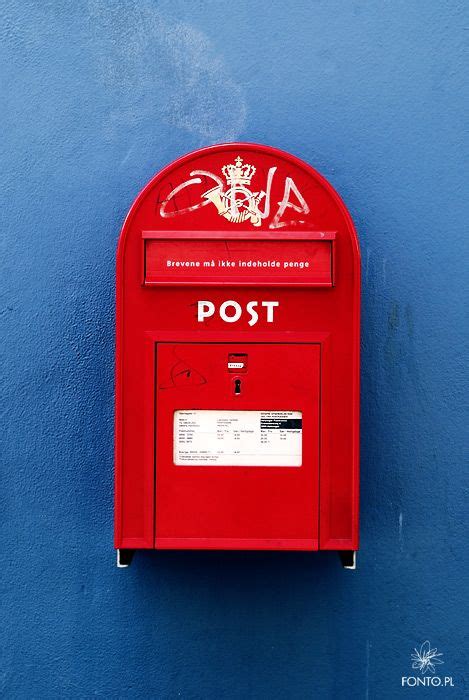 Picture of #Denmark (#Danmark, #DK) Red Mailbox, Antique Mailbox, Danish Christmas, Finding ...
